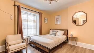 1 chambre, fer et planche Ă repasser, Wi-Fi, draps fournis