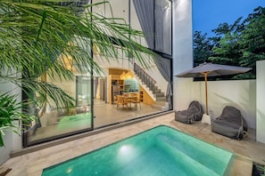 Outdoor pool - Villa Arcelio Luxury 2BR Villa Steps from Jungle Padel and Gym (Badung)