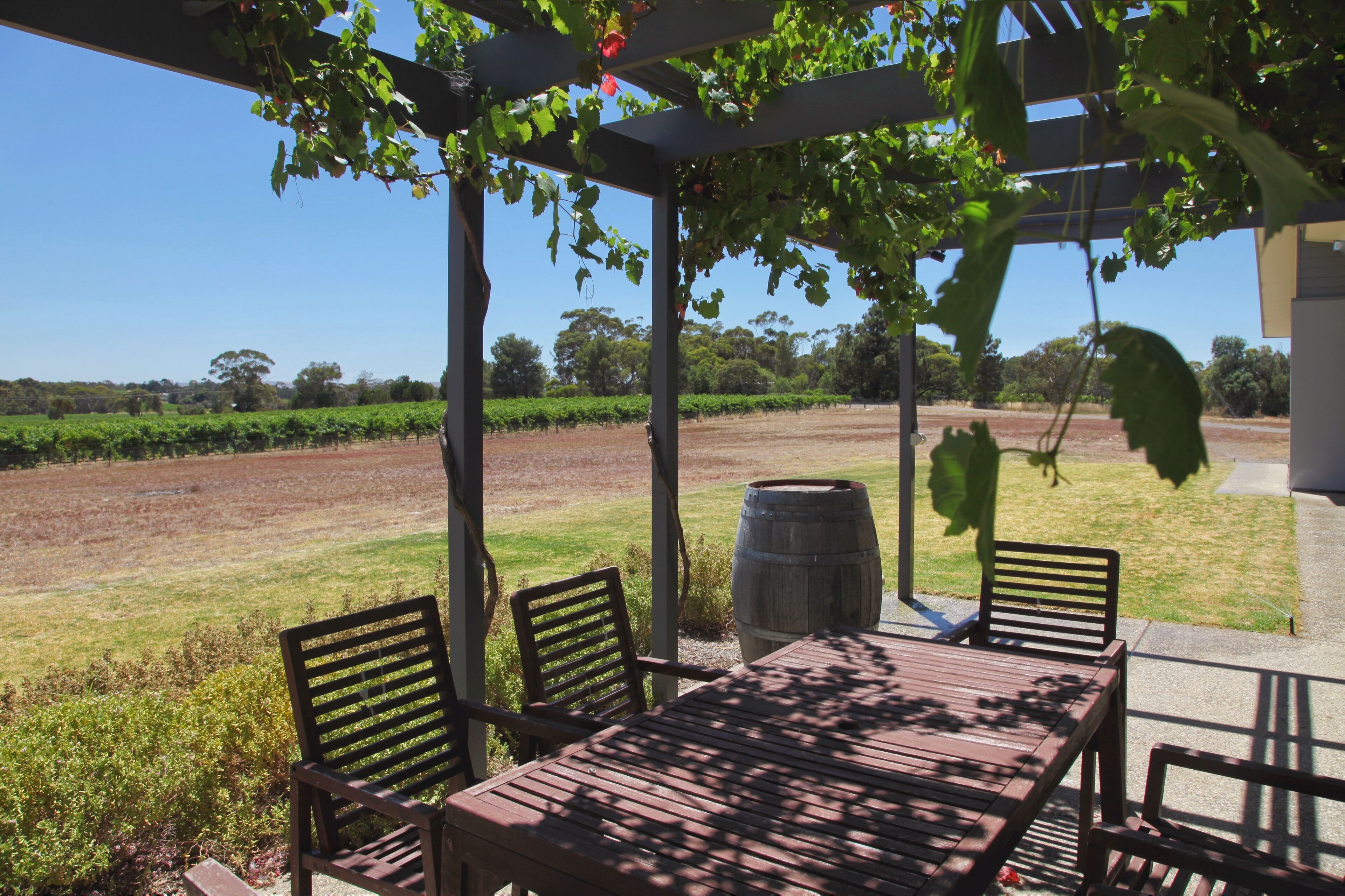 Comfort huis, uitzicht op tuin | Terras