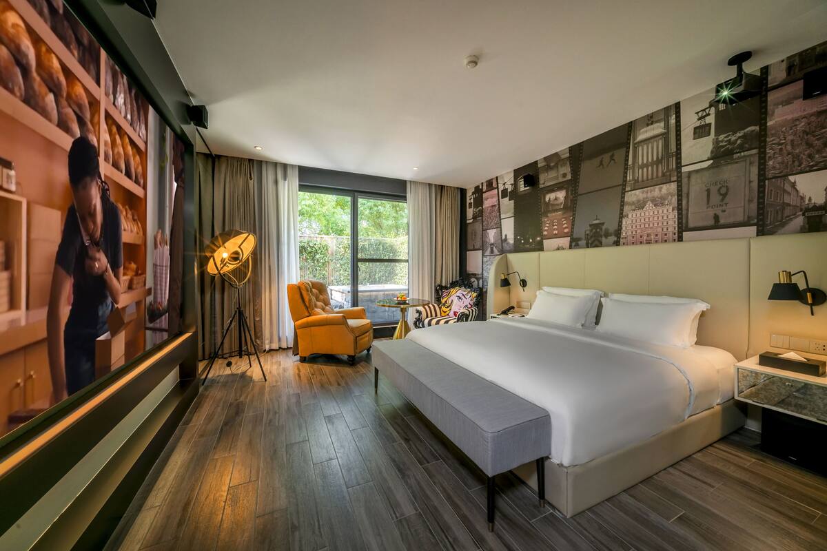 Luxe beddengoed, donsdekens, Select Comfort-bedden, een gratis minibar