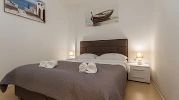 Family Apartment, 2 Bedrooms, Beach View, Beachfront | 2 bedrooms, free WiFi