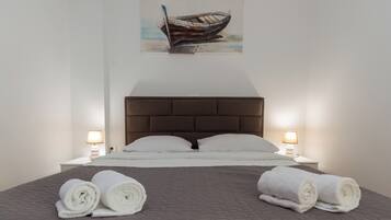 Family Apartment, 2 Bedrooms, Beach View, Beachfront | 2 bedrooms, WiFi (free)