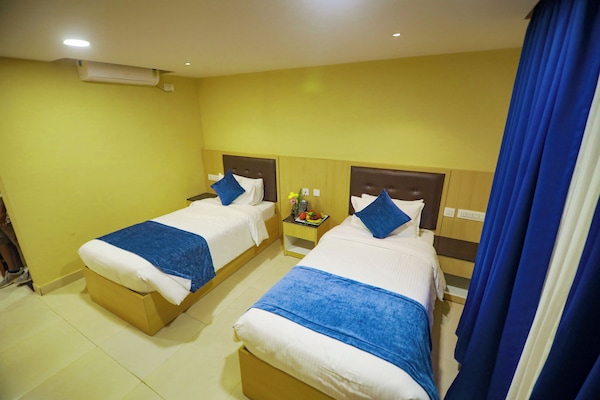 Kamar Twin Deluks | Brankas, meja kerja, kedap suara, dan Wi-Fi gratis