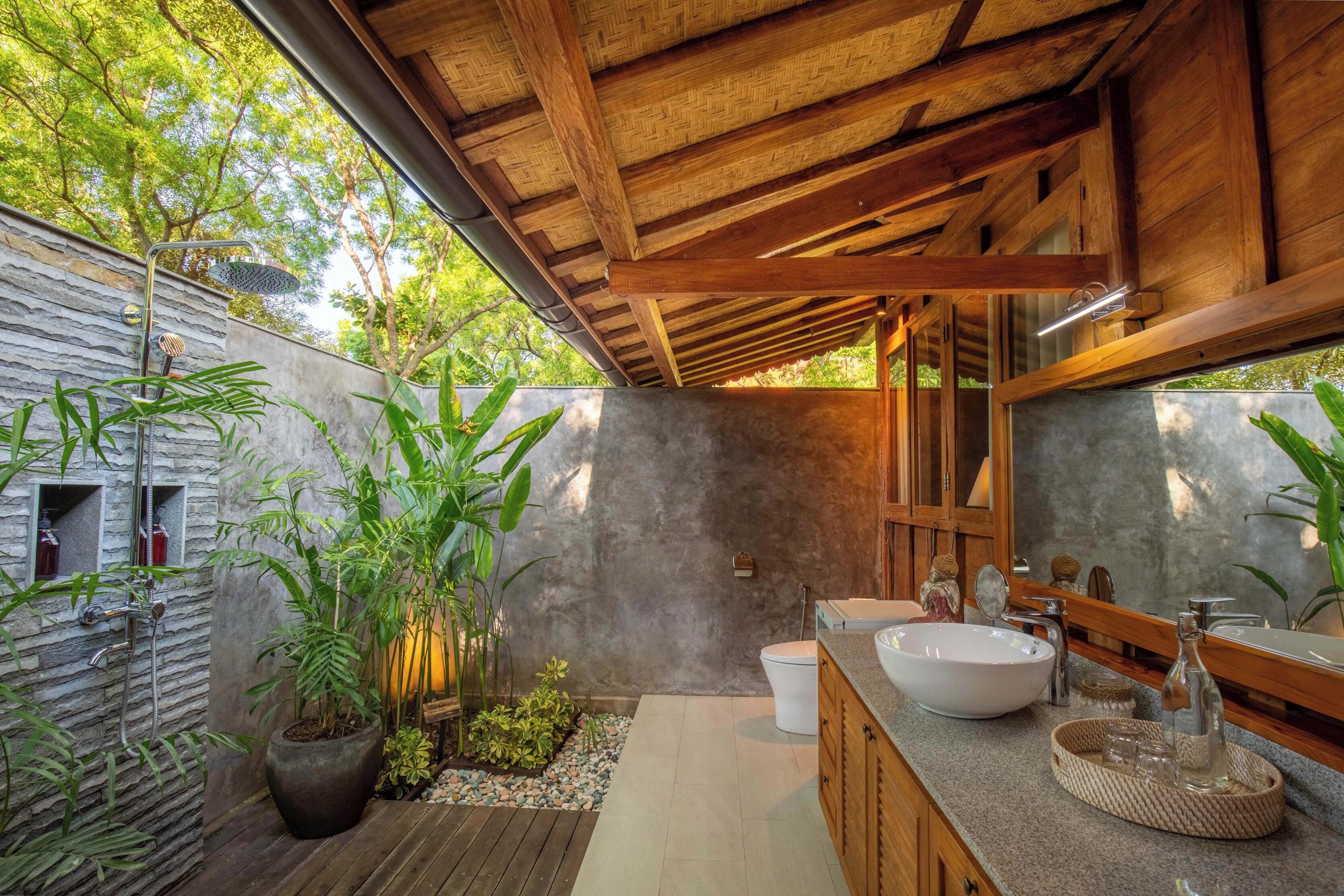 Cabane Tradition, 1 chambre, vue jardin, côté jardin | Salle de bain