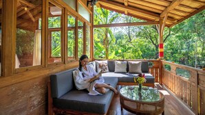 Traditional Bungalow, 2 Bedrooms, Mountain View | Terrace/patio - Ananda Villas Bali (Pemuteran)