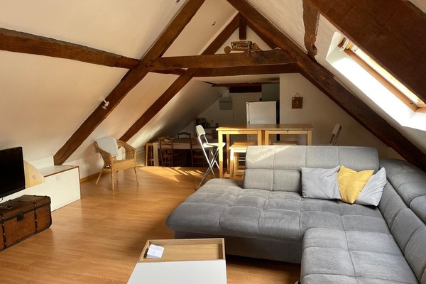 Familienapartment, Mehrere Schlafzimmer, Nichtraucher, Poolblick | Wohnbereich
