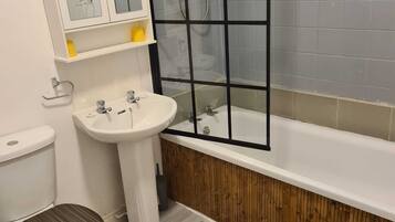 Towels, soap, toilet paper