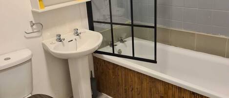 Towels, soap, toilet paper