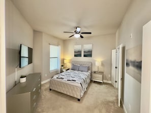 2 soveværelser, skrivebord, strygejern/strygebræt, gratis Wi-Fi