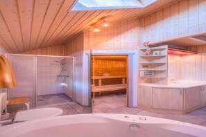 Shower, jetted bath, bidet - Ferienhaus im skandinavischen Stil, Rechlin (Rechlin)