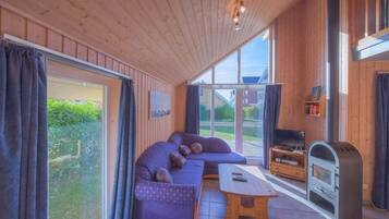 Smart TV y chimenea
