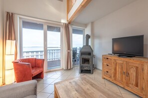 TV connectée, cheminée