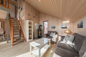 TV connectée, cheminée