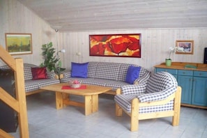 Smart-TV og peis