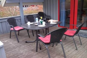 Outdoor dining - skandinavisches Ferienhaus in Mirow (Granzow)