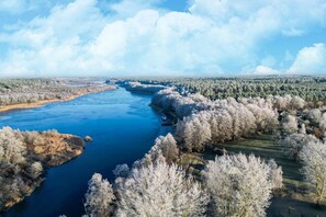 Aerial view - Ferienhaus im skandinavischen Stil (Granzow)