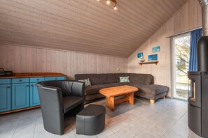 TV connectée, cheminée