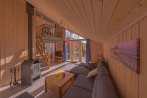 TV connectée, cheminée