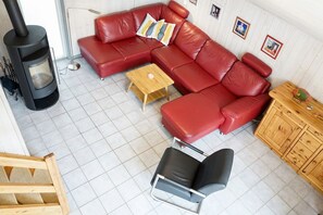 TV connectée, cheminée