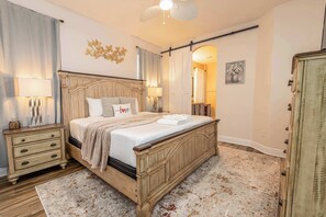 4 bedrooms, iron/ironing board, travel crib, free WiFi