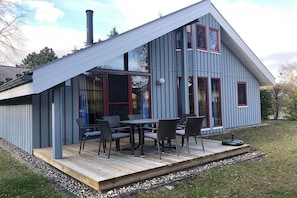 Outdoor dining - Ferienhaus im Ferienpark Mirow (Granzow)