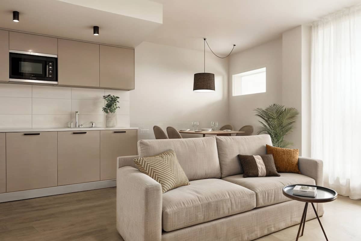 Economy Studio, Garden Area | 1 bedroom, in-room safe, free WiFi