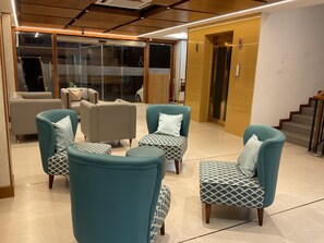 Sitteområde i lobbyen