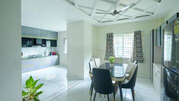 Premium Apartment, 3 Bedrooms | Living area | 40-inch LED TV with digital channels