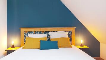 3 chambres, Wi-Fi gratuit, draps fournis