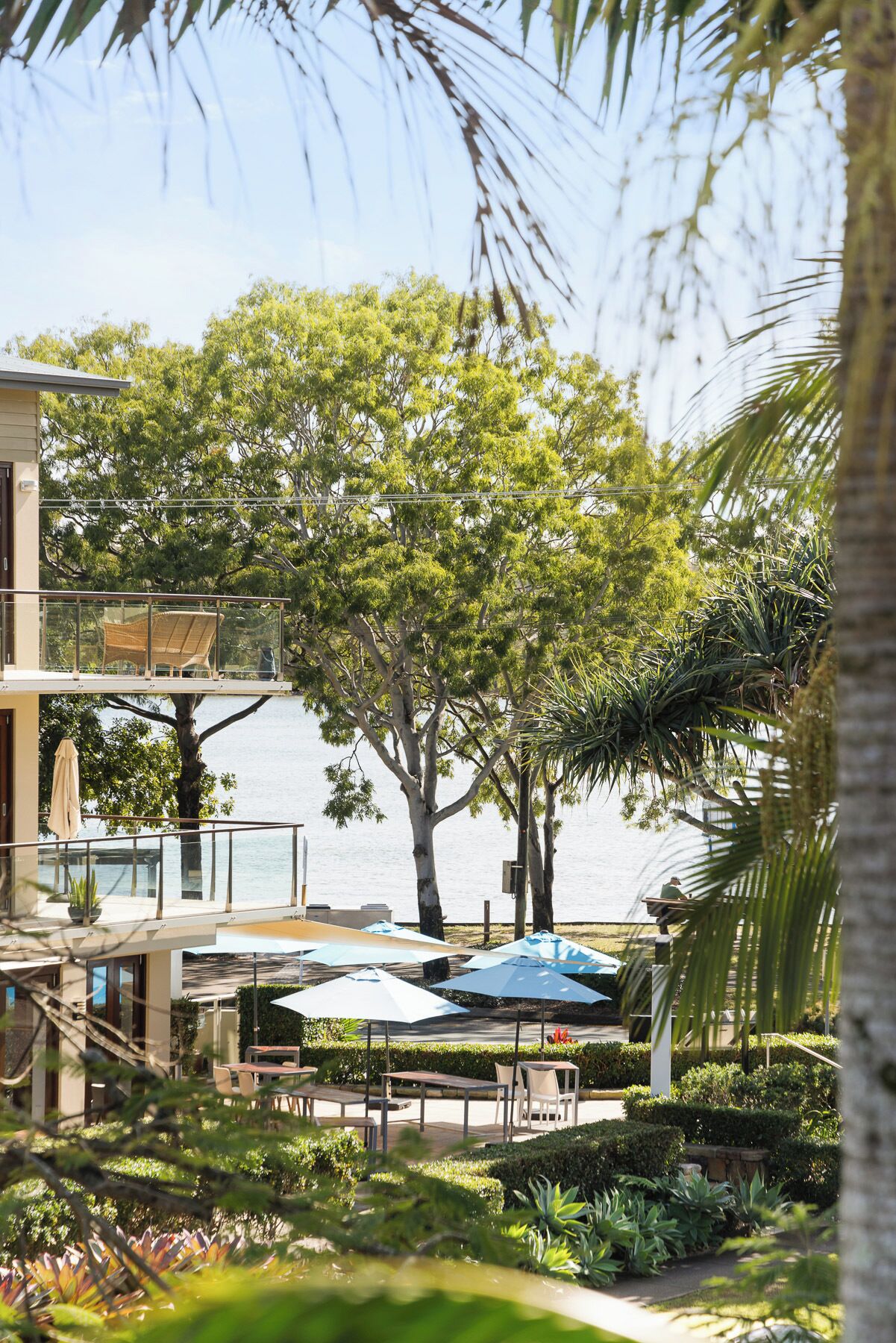 屋外ダイニングエリア