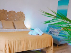 1 bedroom, WiFi, bed sheets - Studio with sea view - green (Benalmádena)