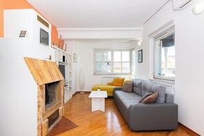 Comfort Penthouse, 2 Bedrooms, City View | Living area - Portadomo Penthouse  (Piran)