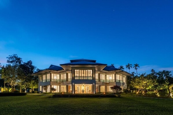 Front of property - evening/night