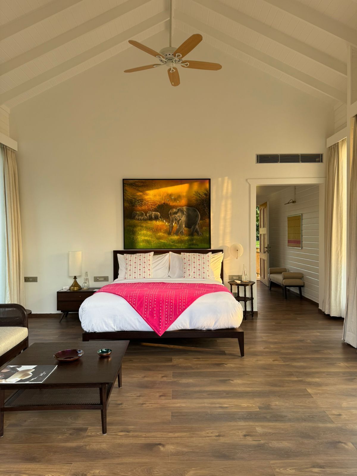 Luxury-Chalet, Gartenblick | 1 Schlafzimmer, hochwertige Bettwaren