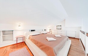 1 Schlafzimmer, Reisekinderbett, kostenloses WLAN, Bettwäsche