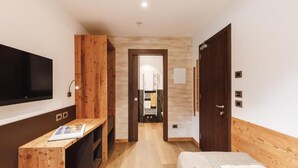 Double or Twin Room, Balcony, Mountain View | View from room - Albergo Ristorante Centrale (Primiero San Martino di Castrozza)