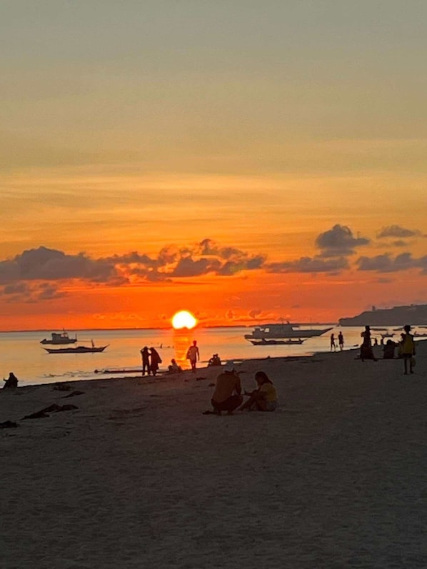 Beach nearby, white sand