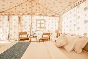 Deluxe Double Room, Patio, Desert View | Soundproofing - Tokyo Desert Camp (Jaisalmer)