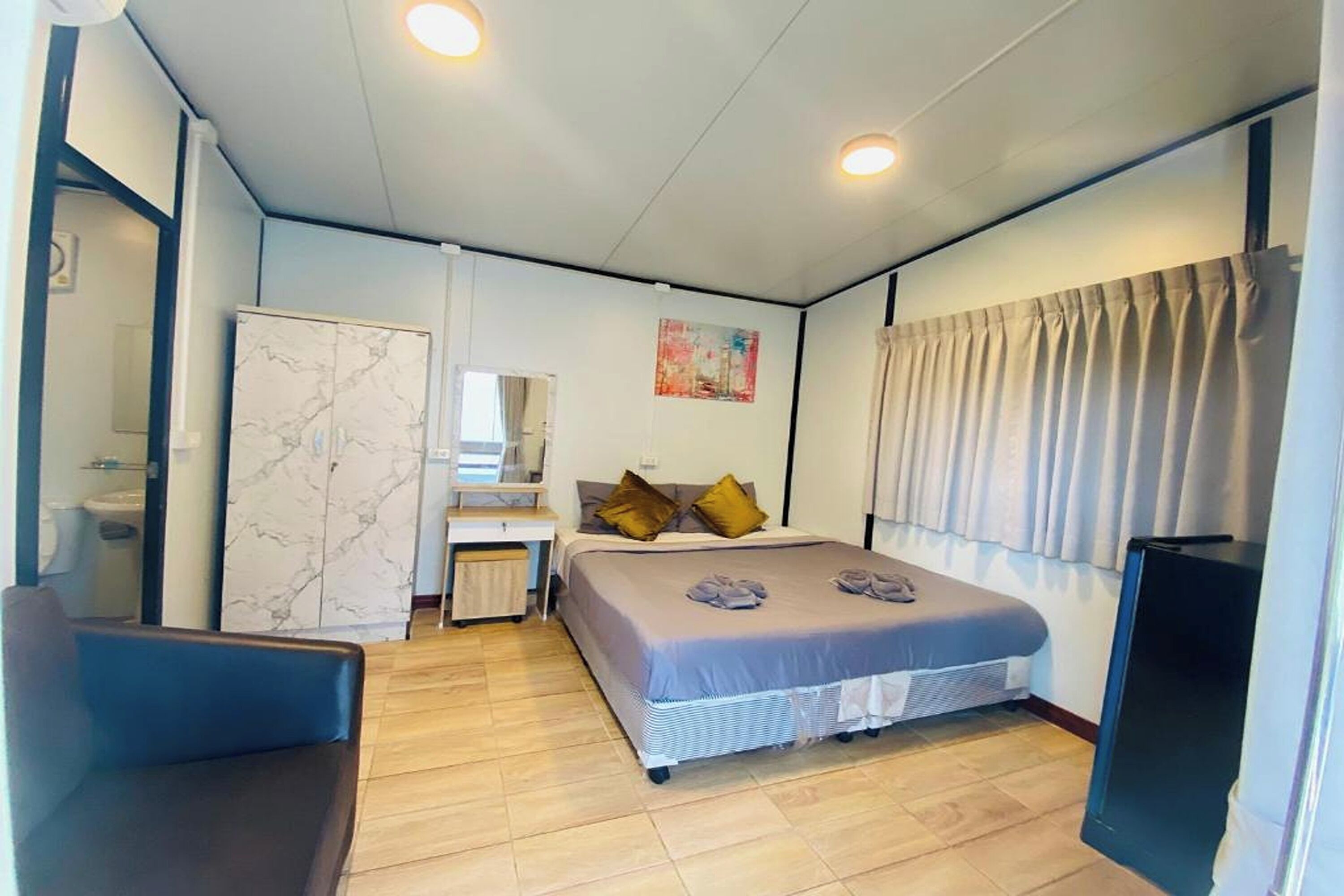 双人房, 1 间卧室 | 办公桌、免费 WiFi、床单