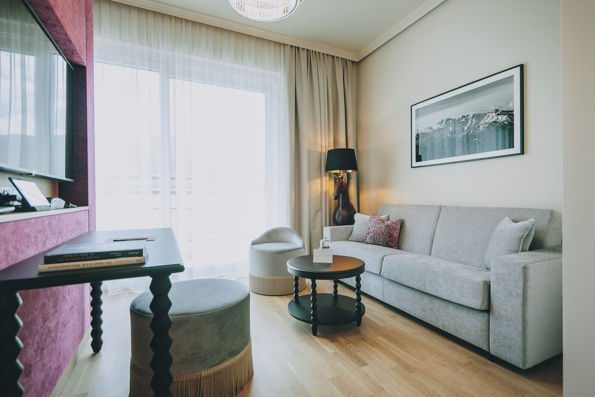 Superior-Studiosuite | Zimmersafe, Verdunkelungsvorhänge, schallisolierte Zimmer