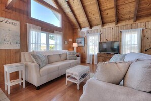 Smart TV, DVD player, books