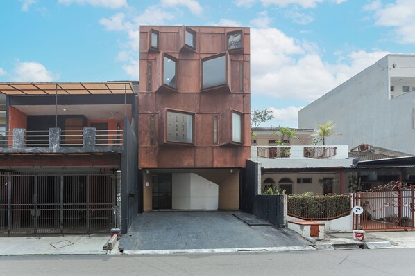 Voorkant van accommodatie