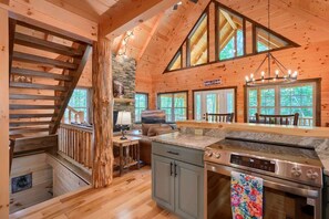 Interior - Mystic Hollow cabin at Trickle Creek (Logan)