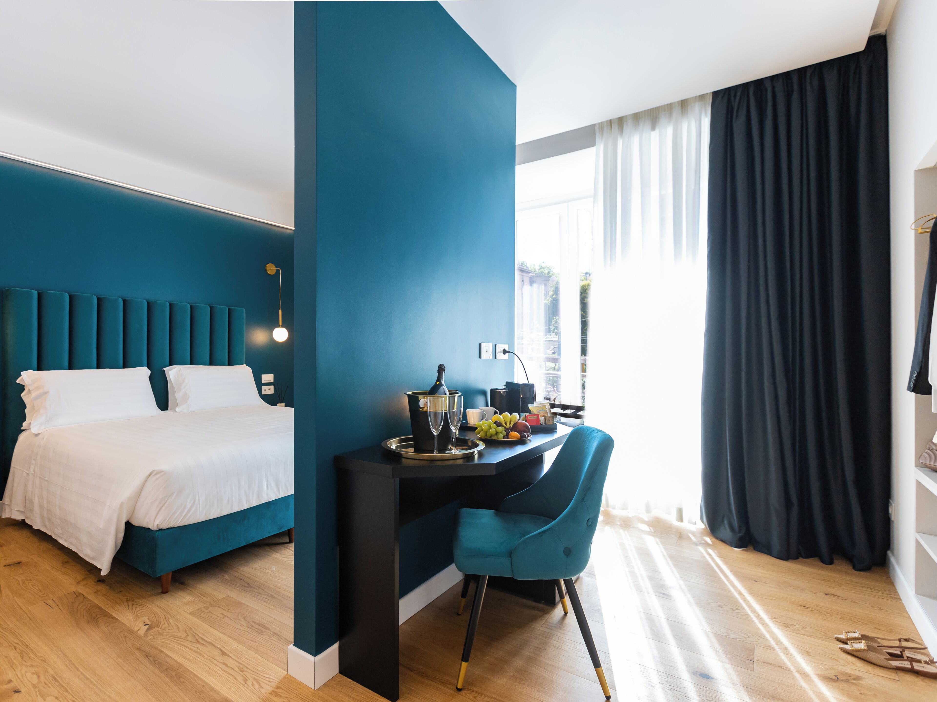 Queen Deluxe , River View | 迷你吧、客房内保险箱、办公桌、笔记本电脑工作区