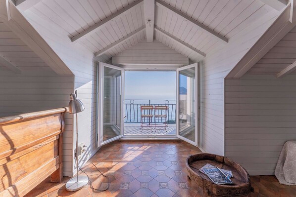 Apartment, Balcony, Sea View | 4 bedrooms, iron/ironing board, free cribs/infant beds, free WiFi - Breath-taking near Portofino Seaview (Pieve Ligure)