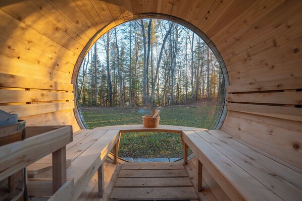 Sauna - Brand New with Spa & Sauna - Le NaturO Spa (St-Côme,)