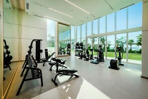 Fitness facility - 1 BR La Vie Private beach JBR Dubai Marina (Dubai)