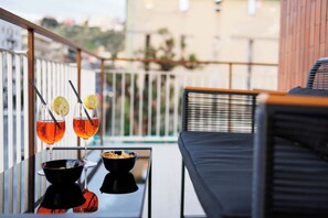 Deluxe Room, City View | Terrace/patio - Arya Guest House (Naples)