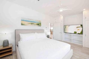 3 bedrooms, desk, free WiFi, bed sheets - Timmy's Place: Rum Point Beach House w/ Backyard Snorkeling, Rec Room, & Seaside (Grand Cayman)
