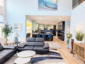 Smart-tv och eldstad